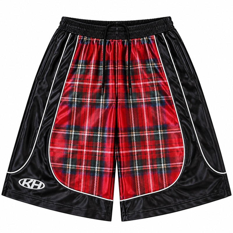 Flannel Hoop Shorts