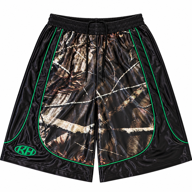 Forest Camo Hoop Shorts