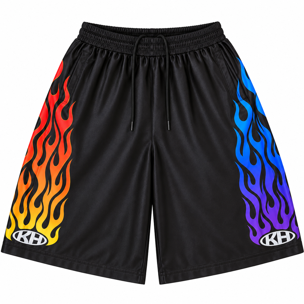 Flame Hoop Shorts