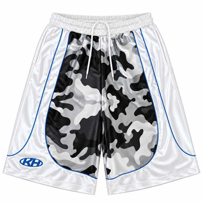 Snow Camo Hoop Shorts