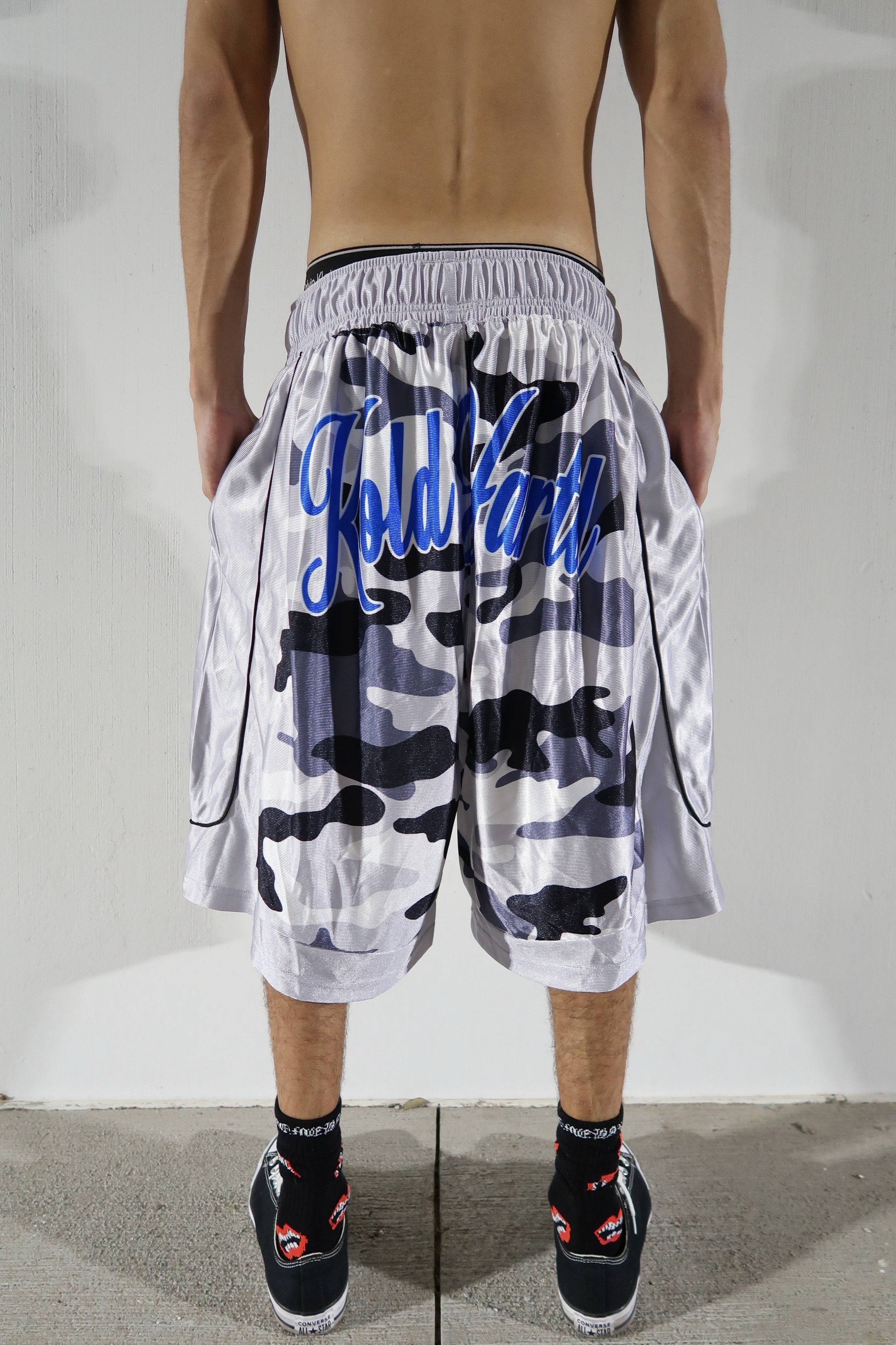 Snow Camo Hoop Shorts